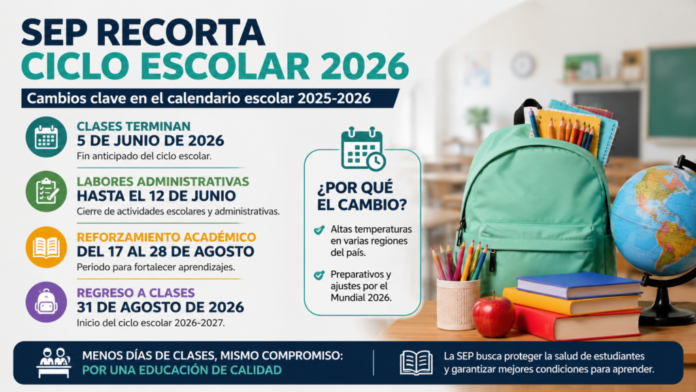 https://globonoticiasyucatan.com/sep-plantea-terminar-antes-el-ciclo-escolar-2025-2026-por-calor-y-mundial-2026-globo-noticias-yucatan/